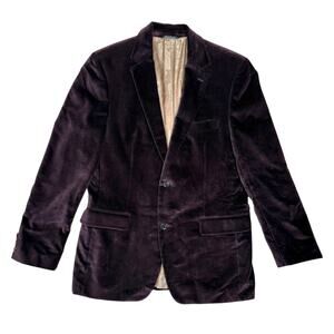 Hugo Boss Maselli Velvet Plum Purple Blazer Sportscoat 42L